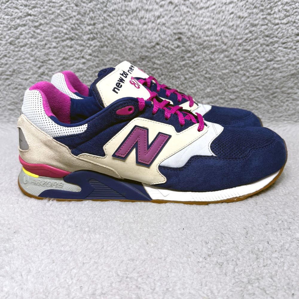 New Balance 878 Mens Size 11.5‎ Sneakers Shoes Blue Purple Suede ML878MBP RARE
